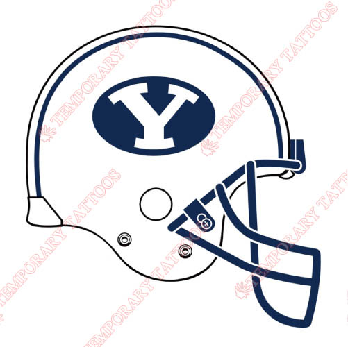 Brigham Young Cougars Customize Temporary Tattoos Stickers NO.4028